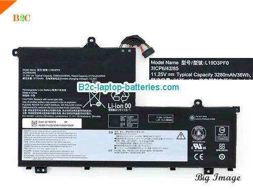 LENOVO SB10V25243 Battery 3280mAh, 36Wh  11.25V Black Li-Polymer