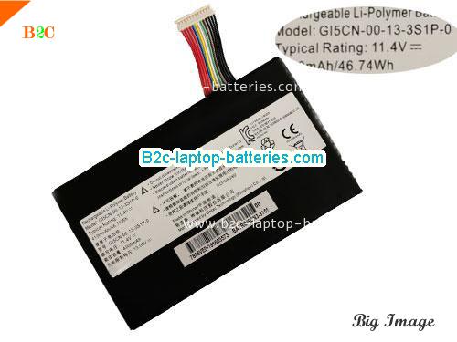 GETAC CI5CN-00-13-3S1P-0 Battery 4100mAh, 46.74Wh  11.4V Black Li-ion