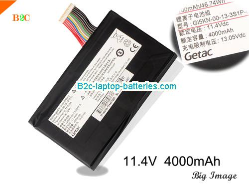 HASEE GI5KN-00-13-3S1P-0 Battery 4100mAh, 46.74Wh  11.4V Black Li-ion