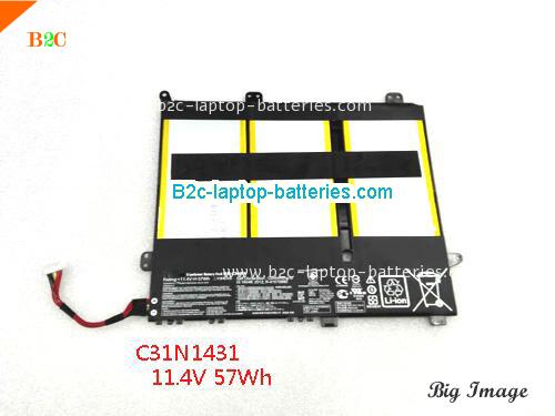 ASUS EEEBOOK E403SA-WX0017T Battery 4840mAh, 57Wh  11.4V Black Li-ion