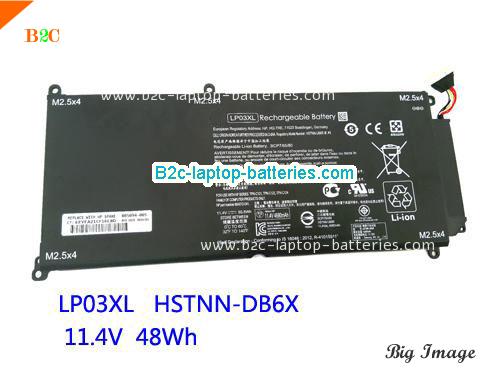 HP Envy 15-ae000ns Battery 48Wh 11.4V Black Li-ion