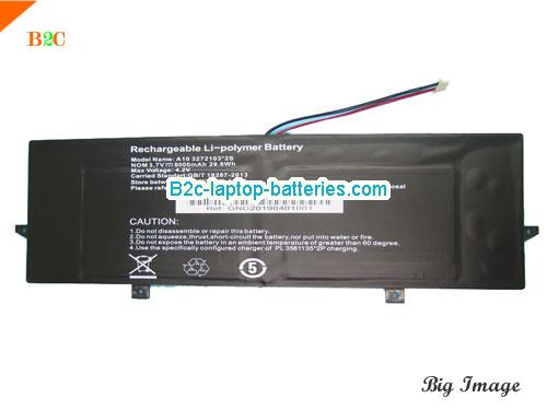 JUMPER A10 3272103 2S Battery 8000mAh, 29.6Wh  3.7V Black Li-Polymer