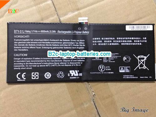 MSI BTY-S1J Battery 9000mAh, 33.3Wh  3.7V Black Li-Polymer