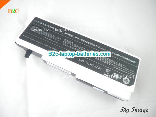 CLEVO TN120RBAT-4 Battery 2400mAh 14.8V Black and White Li-ion