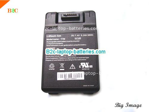 NOTEBOOK T7M SCUD Battery 5200mAh, 38Wh , 5.2Ah 7.4V Black Li-ion