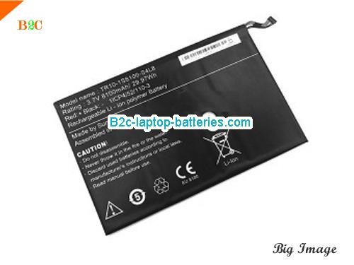 RTDPART TR10-1S8100-S4L8 Battery 8400mAh, 31Wh  3.7V  Li-Polymer