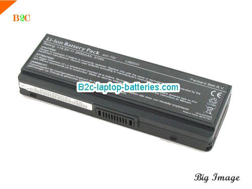 PACKARD BELL L082031 Battery 2600mAh 14.8V Black Li-ion
