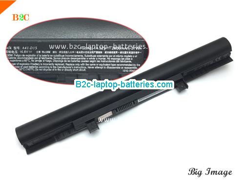 MEDION A31-D15 Battery 2600mAh, 37Wh  14.52V Black Li-ion