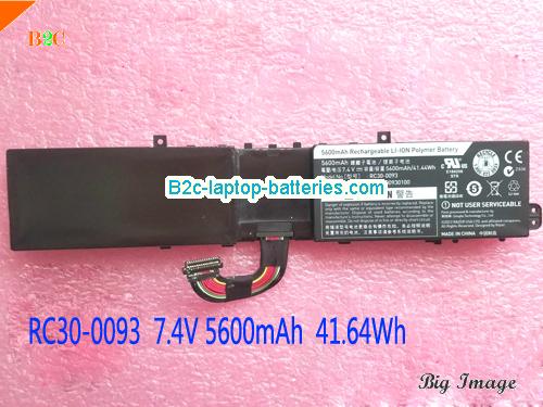 RAZER Edge Pro Battery 5600mAh, 41.44Wh  7.4V Black Li-ion