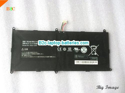 MITAC SQU-1205 Battery 4700mAh, 34.78Wh  7.4V Black Li-Polymer