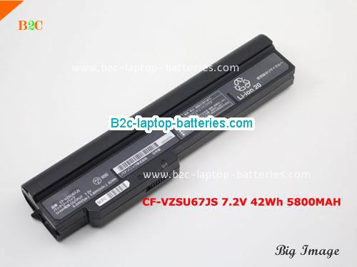 PANASONIC VZSU67JS Battery 5800mAh, 42Wh  7.2V Black Li-ion