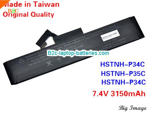 HP HSTNN-S34C-S Battery 3150mAh 7.4V Black Li-ion