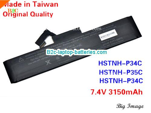 HP 2ICP5/67/265 Battery 3150mAh 7.4V Black Li-ion