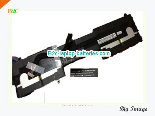 HASEE F14034S1P27500 Battery 2750mAh, 40.7Wh  11.1V Black Li-Polymer