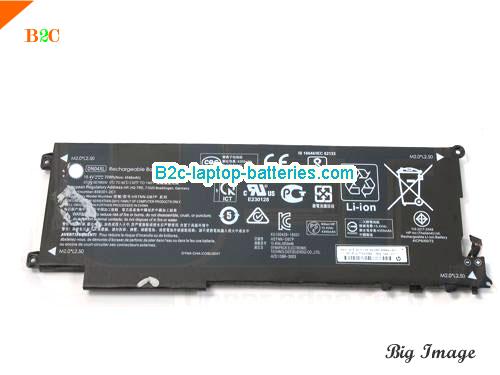 HP ZBook X2 G4(3KK81AW) Battery 4546mAh, 70Wh  15.4V Black Li-Polymer