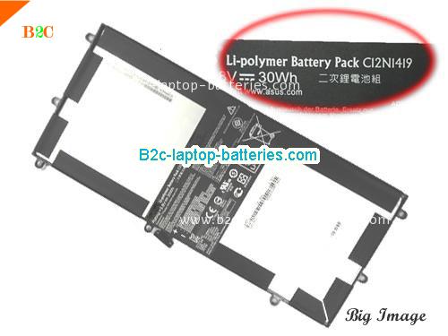 ASUS C12N1419 Battery 7660mAh, 30Wh  3.8V Black Li-ion