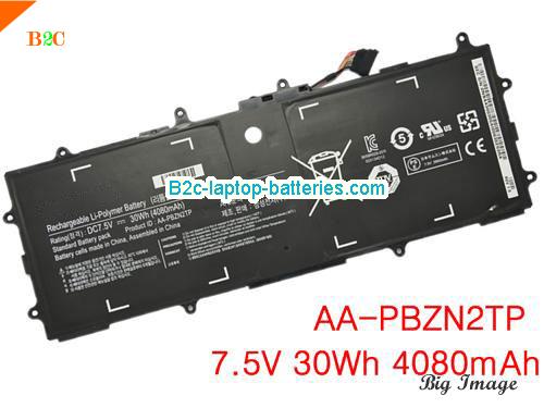 SAMSUNG NP-905S3G Battery 4080mAh, 30Wh  7.5V Black Li-Polymer
