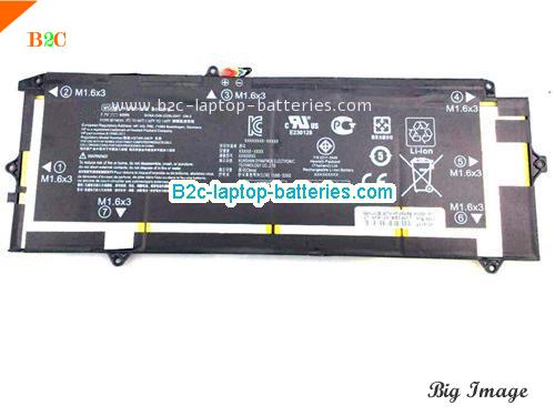 HP Elite X2 1012 G1-V1M33PA Battery 4820mAh, 40Wh  7.7V Black Li-ion