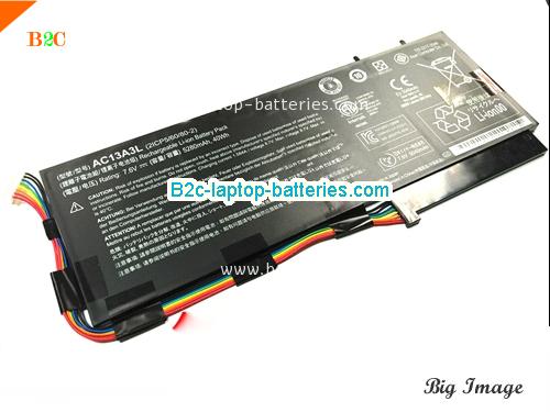 ACER Aspire P3-171-5333Y2G12as Battery 5280mAh, 40Wh  7.6V Black Li-ion