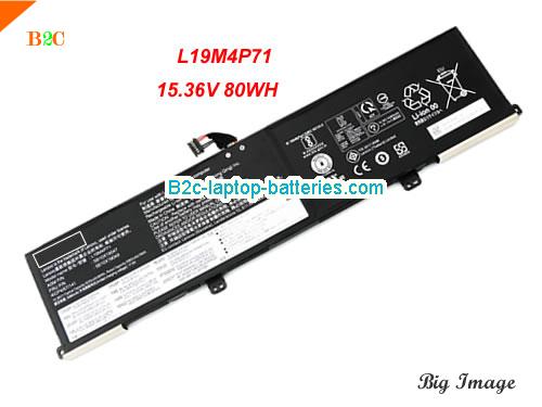 LENOVO ThinkPad P1 Gen 3-20TJ001PGB Battery 5235mAh, 80Wh  15.36V Black Li-Polymer
