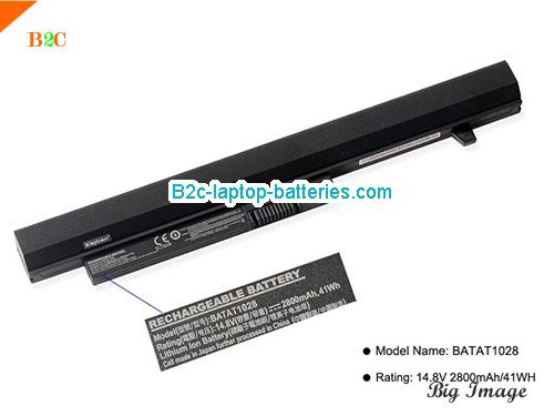BENQ 4UR18650-T0880/QAT10 Battery 2800mAh, 41Wh  14.8V Black Li-ion