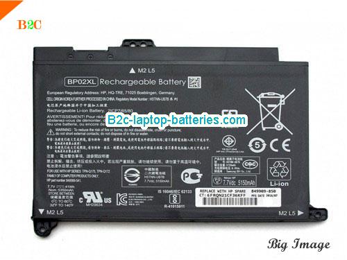 HP 3165ngw Battery 41Wh 7.7V Black Li-ion