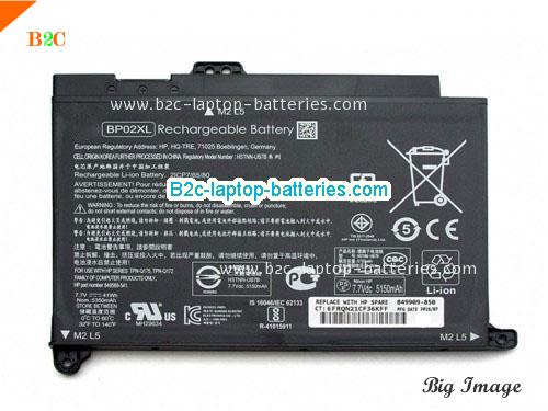 HP 15-A043CA Battery 41Wh 7.7V Black Li-ion