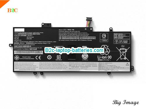 LENOVO ThinkPad X1 Carbon 2019 Battery 3321mAh, 51Wh  15.36V Black Li-Polymer