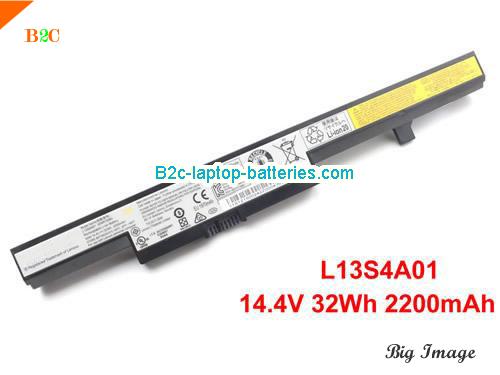 LENOVO L12L4E55 Battery 2200mAh, 32Wh  14.4V Black Li-ion