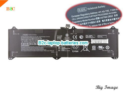 HP 0LO2XL Battery 33Wh 7.4V Black Li-ion