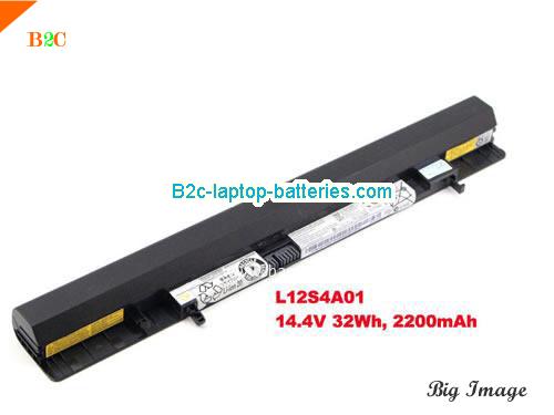 LENOVO IdeaPad Z500 Battery 2200mAh, 32Wh  14.4V Black Li-ion