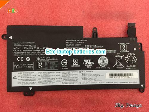 LENOVO Think Pad 13 (20GJS02500) Battery 3735mAh, 42Wh  11.25V Black Li-Polymer