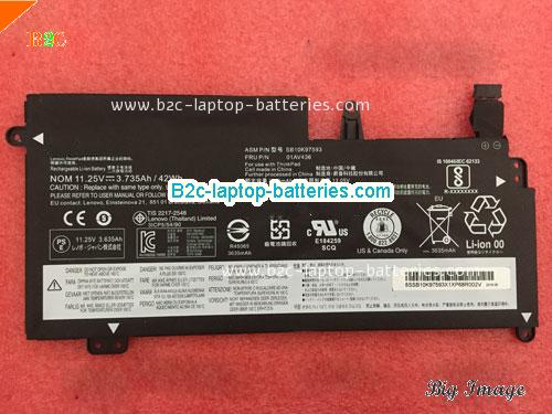 LENOVO Thinkpad 13 S2 Battery 3735mAh, 42Wh  11.25V Black Li-Polymer