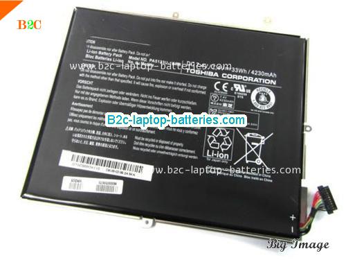 TOSHIBA AT10LE-A-108 Battery 4230mAh, 33Wh  7.4V Black Li-ion