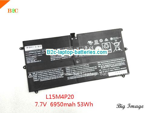 LENOVO L15M4P20 Battery 7000mAh, 53.5Wh  7.66V Black Li-Polymer