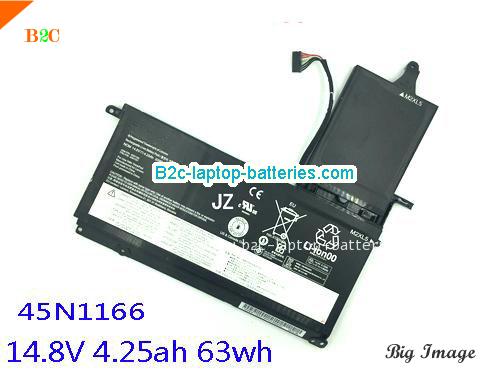 LENOVO 45N1167 Battery 63Wh, 4.25Ah 14.8V Black Lithium-ion