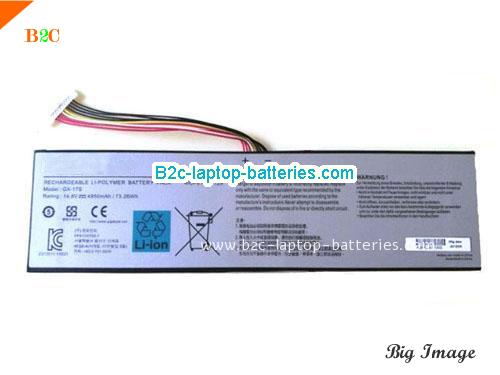 GIGABYTE X3 Plus v7KL3K4 Battery 4950mAh, 73Wh  14.8V Sliver Li-ion