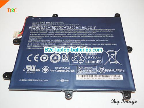 ACER BAT-1012 Battery 3280mAh, 24Wh  7.4V Black Li-Polymer