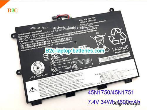 LENOVO ThinkPad Yoga 11e(20D9-9000RAU) Battery 34Wh 7.4V Black Li-Polymer