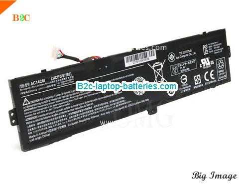 ACER Switch 12 SW5-271-640N Battery 3090mAh, 35Wh  11.4V Black Li-ion