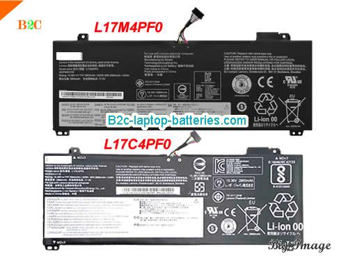 LENOVO IdeaPad S530-13IWL 81J7001MHH Battery 2965mAh, 45Wh  15.36V Black Li-Polymer