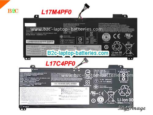 LENOVO IdeaPad S530-13IML 81WU002CSB Battery 2965mAh, 45Wh  15.36V Black Li-Polymer