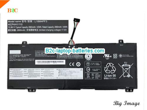 LENOVO 4ICP4/41/110 Battery 2965mAh, 45Wh  15.36V Black Li-Polymer