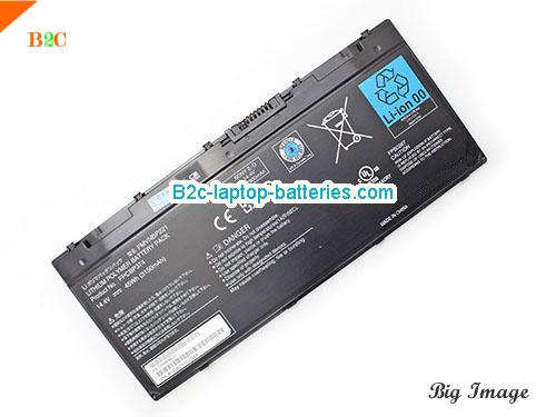 FUJITSU LifeBook Q702 Battery 3150mAh, 45Wh  14.4V Black Li-ion