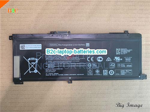 HP ENVY 17-CW0005NW Battery 3470mAh, 55.67Wh  15.12V Black Li-Polymer