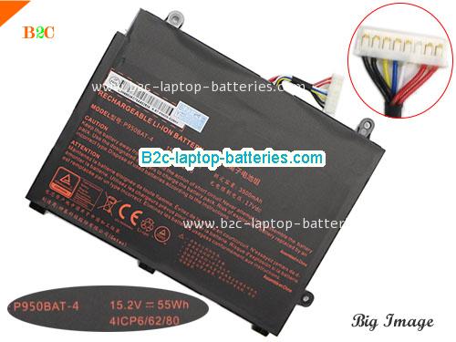 AFTERSHOCK PRIME-15 Battery 3500mAh, 55Wh  15.2V Black Li-ion