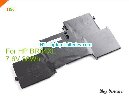 HP EliteBook 1020 G1(G9P64AV) Battery 4720mAh, 34.9Wh  7.4V Black Li-ion