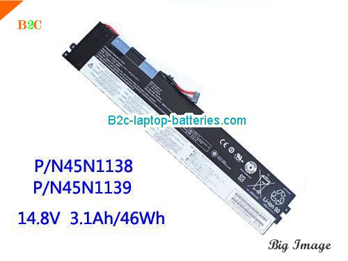 LENOVO ThinkPad V4400U Battery 3100mAh, 46Wh  14.8V Black Li-ion