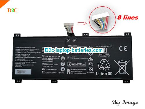 HUAWEI HLY-W19RP Battery 3665mAh, 56Wh  15.28V Black Li-Polymer