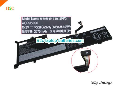 LENOVO L19D4PF2 Battery 3685mAh, 56Wh  15.2V Black Li-Polymer